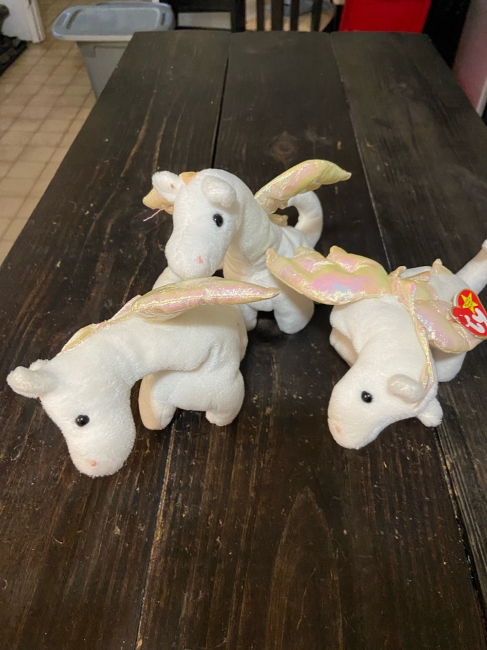 Ty Plush White Magic with Iridescent Wings - Kids Toy